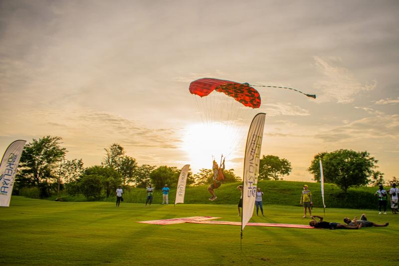 Sunset Vipingo Golf Landing