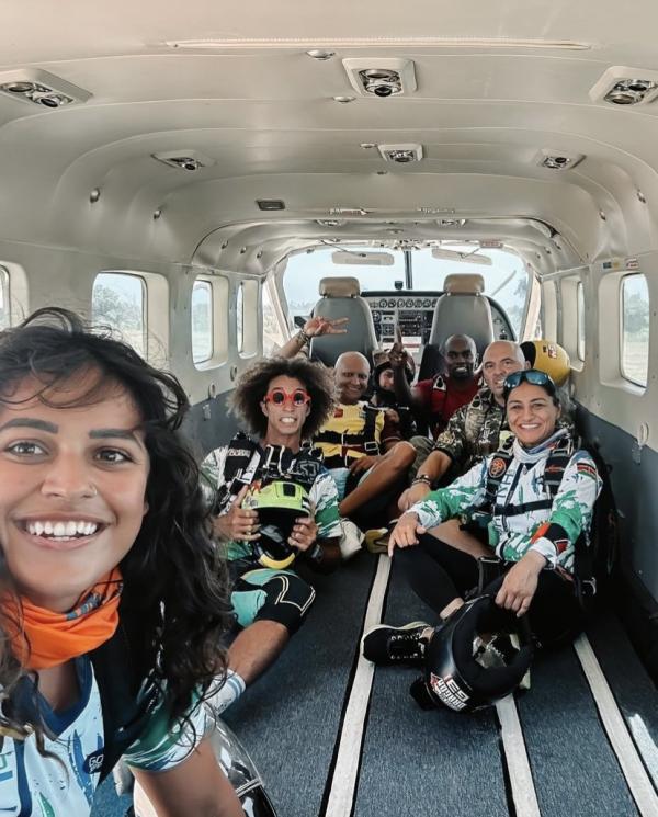 In aircraft 